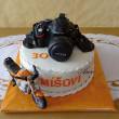 Fotoaparát Nikon a motorka Suzuki
